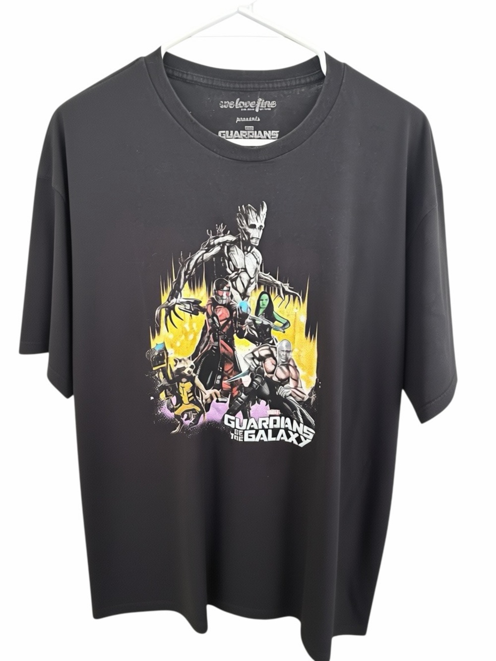 Marvel Guardians of the Galaxy Black Graphic Tee -XL